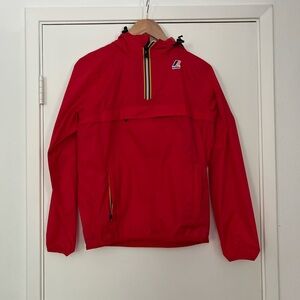 K-Way Kids Bright Red Raincoat